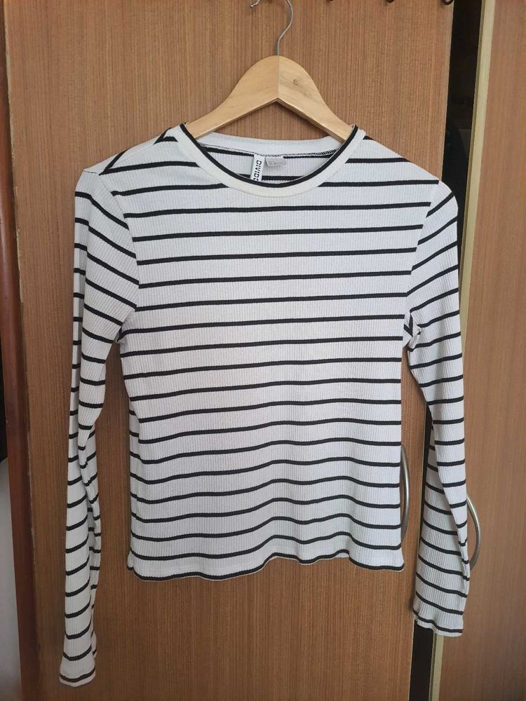 Striped Long Sleeve Top