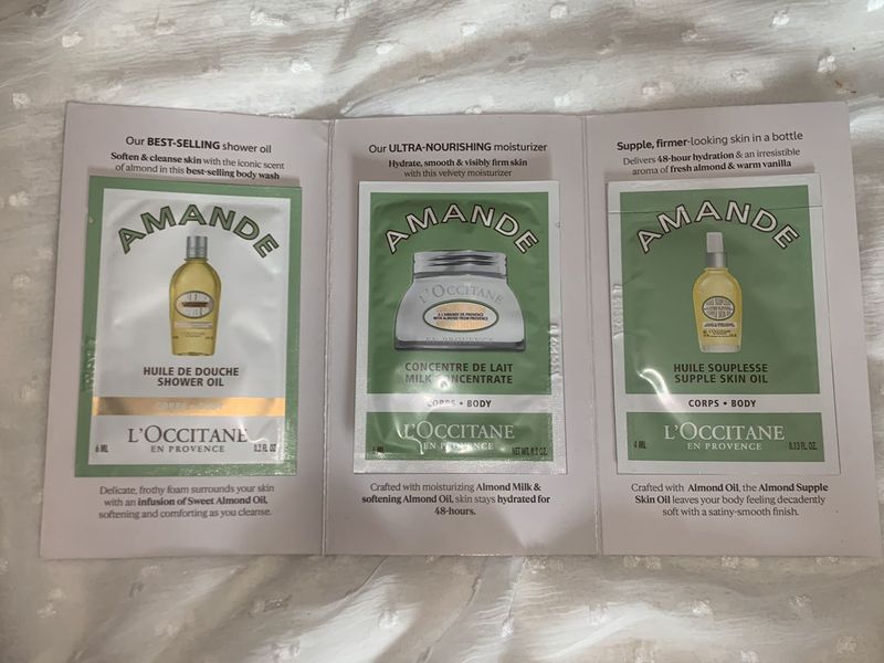 L&#39;Occitane Amande Sample Set