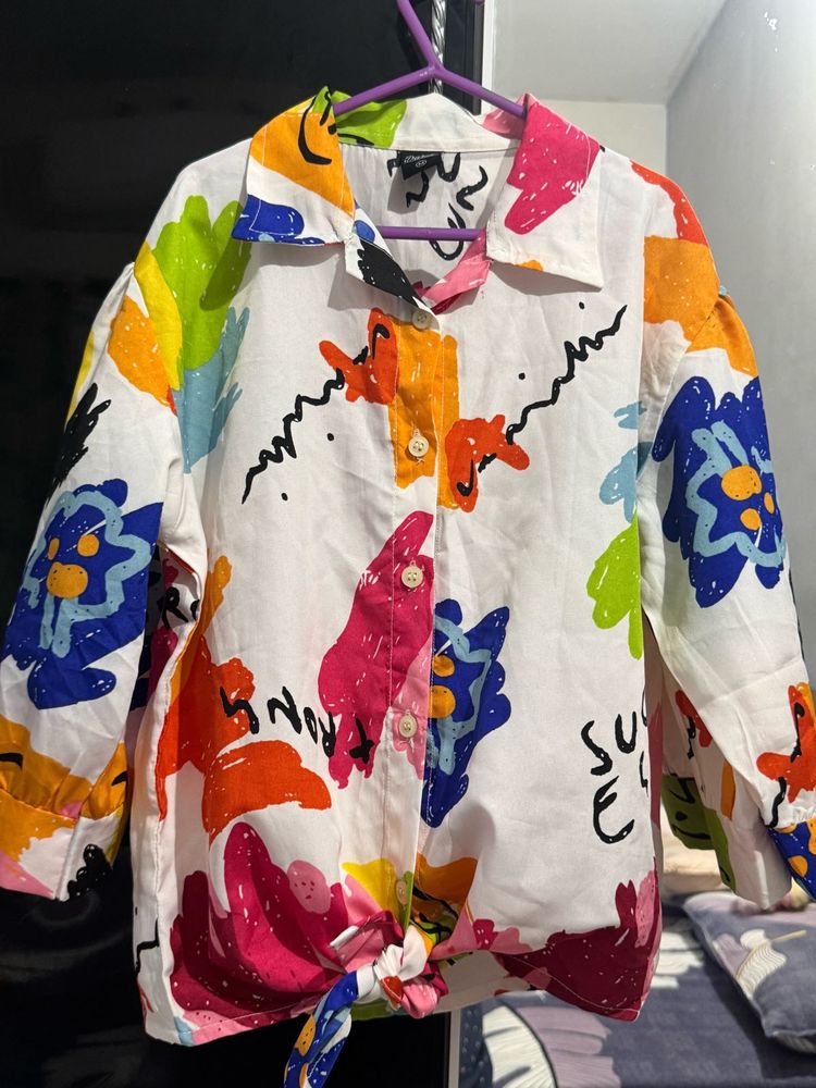 Colorful Button-Down Shirt