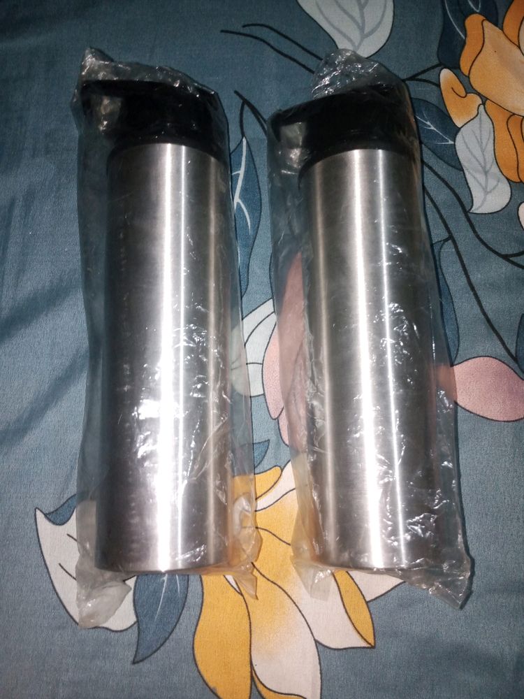 ATROCK Water bottle Stainless Steel pack Of 2