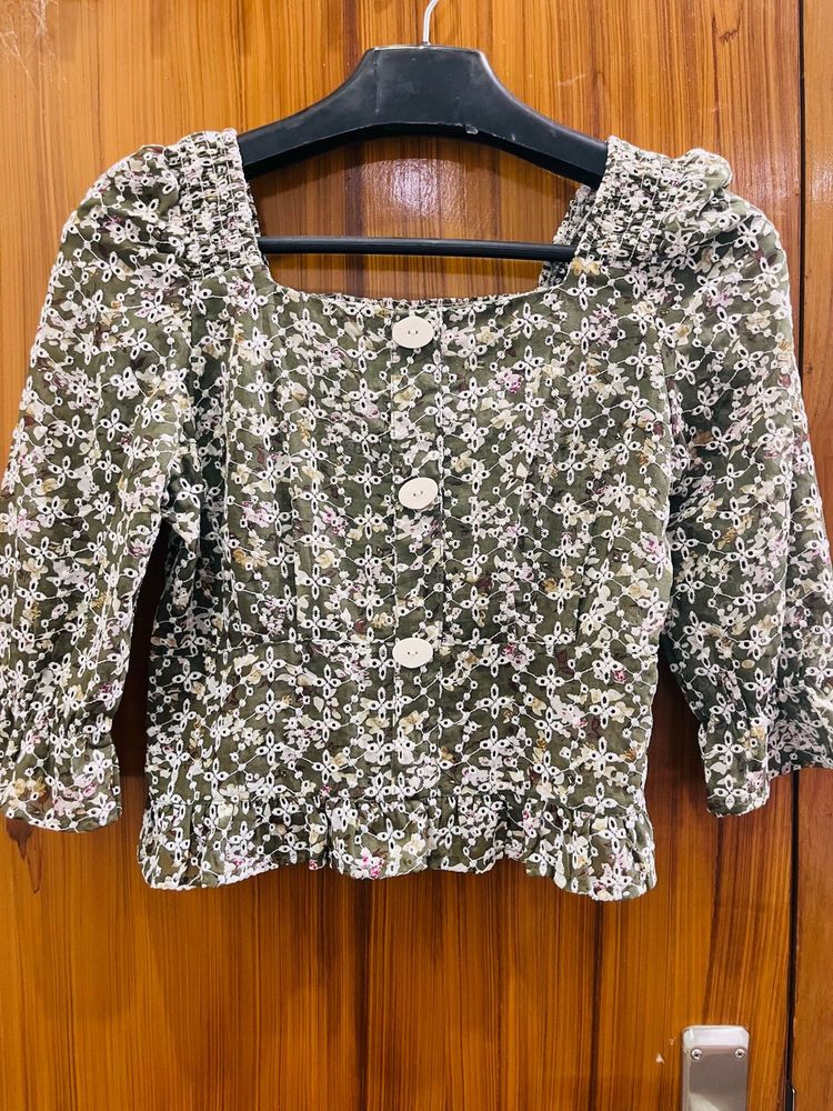 Floral Print Top