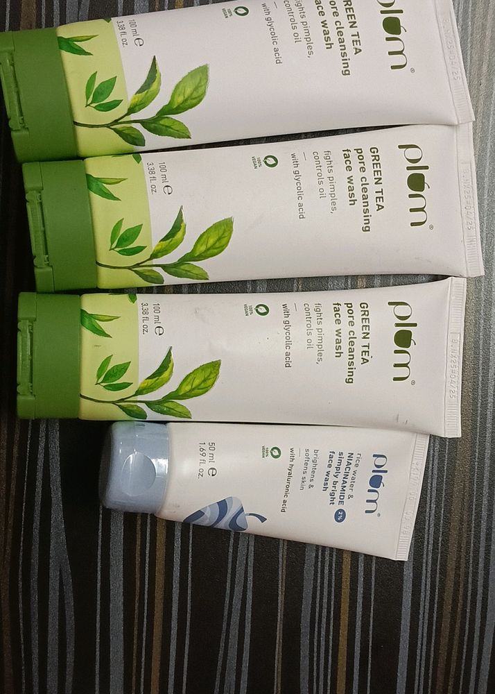 Combo Of 4 Plum Face Wash