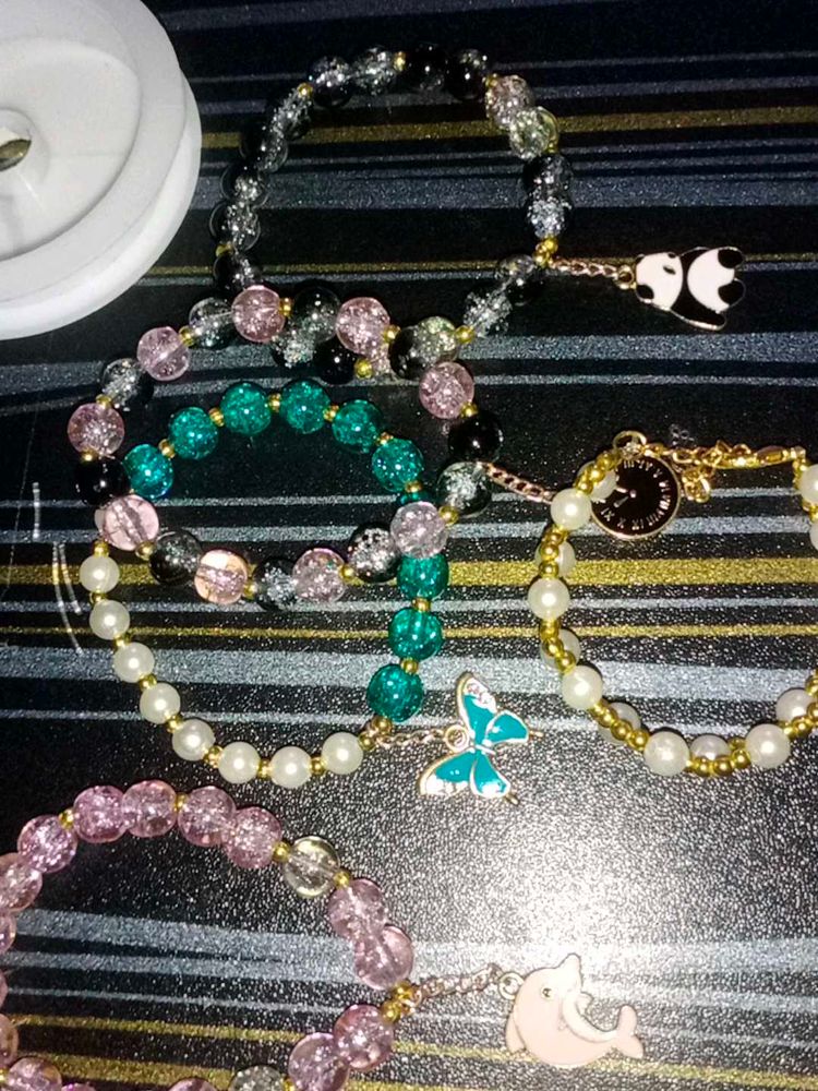 Cute Charm Beaded Bracelets(pack of random 2)