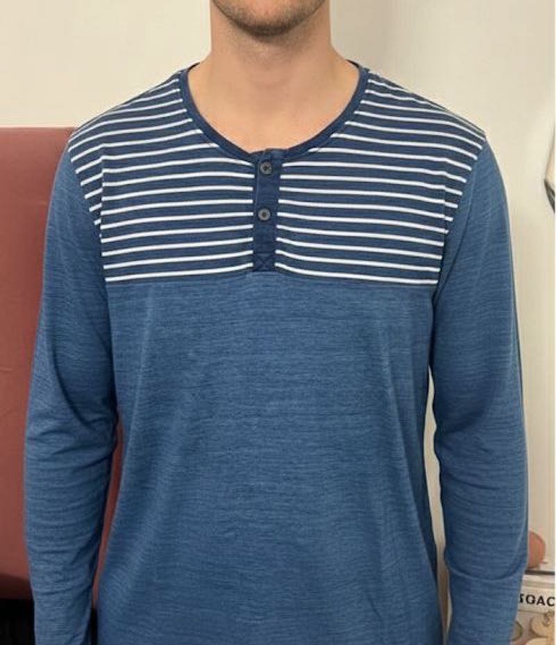 Stylish Blue Striped Shirt