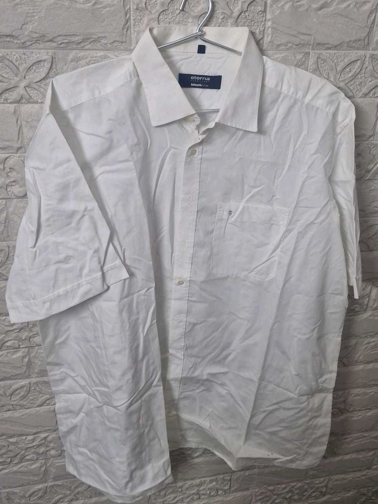 Eterna White Casual Shirt