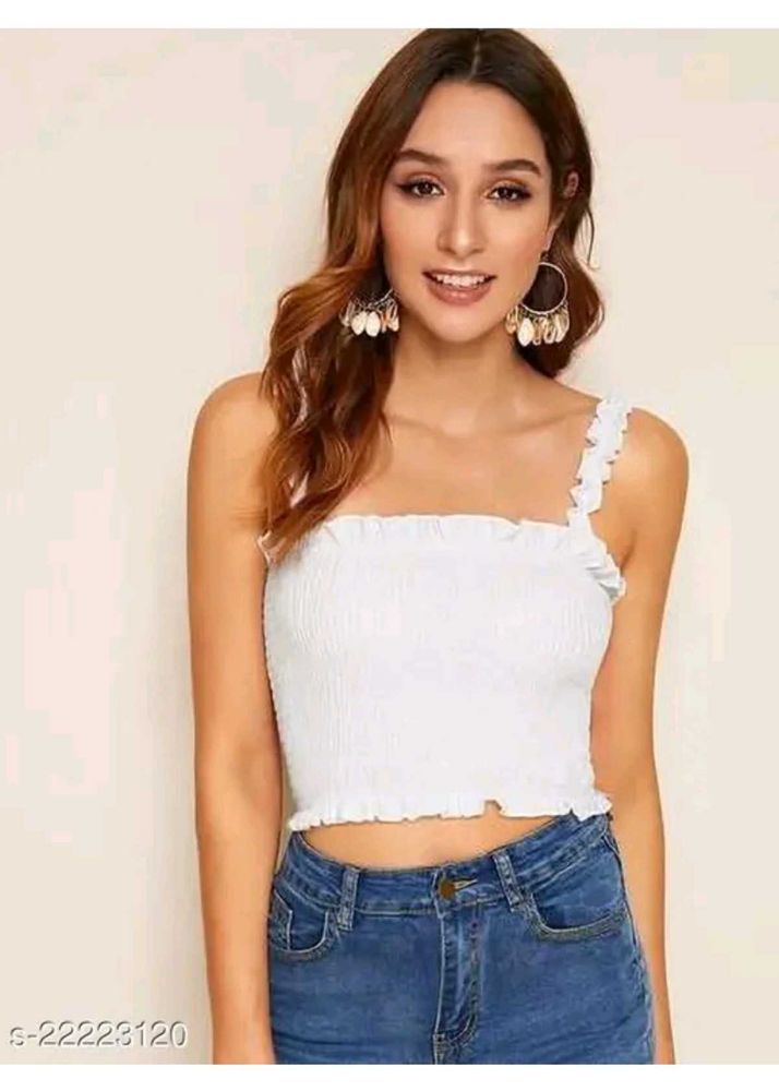 Chic White Crop Top