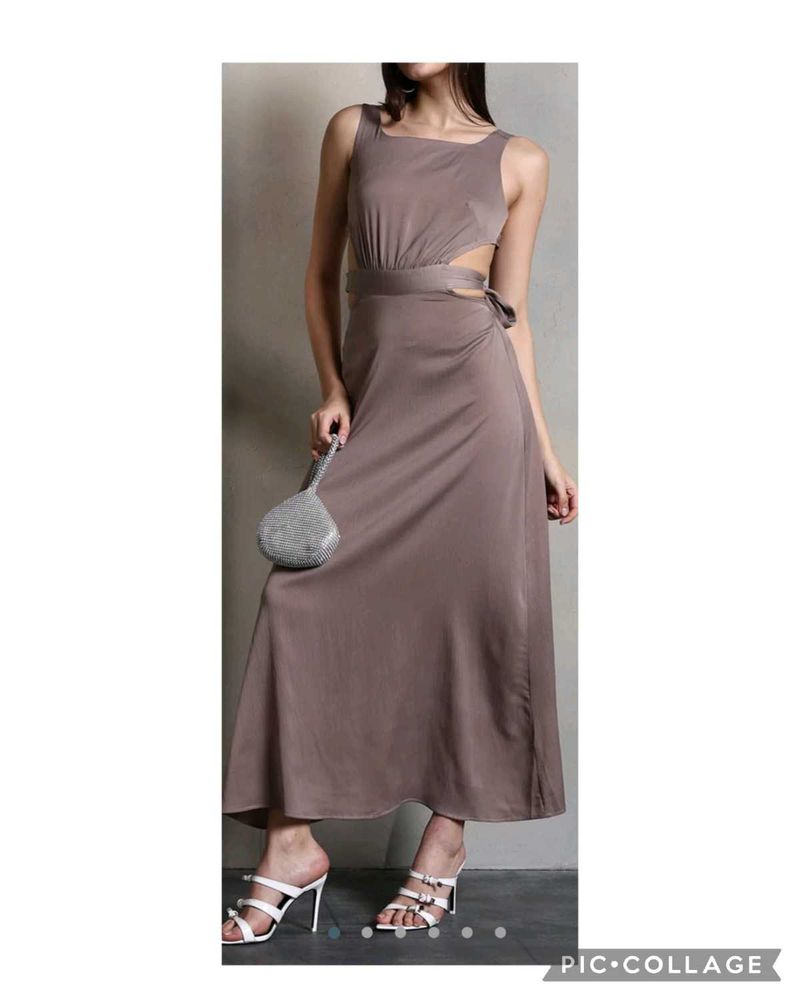 Shein Elegant Cutout Maxi Dress