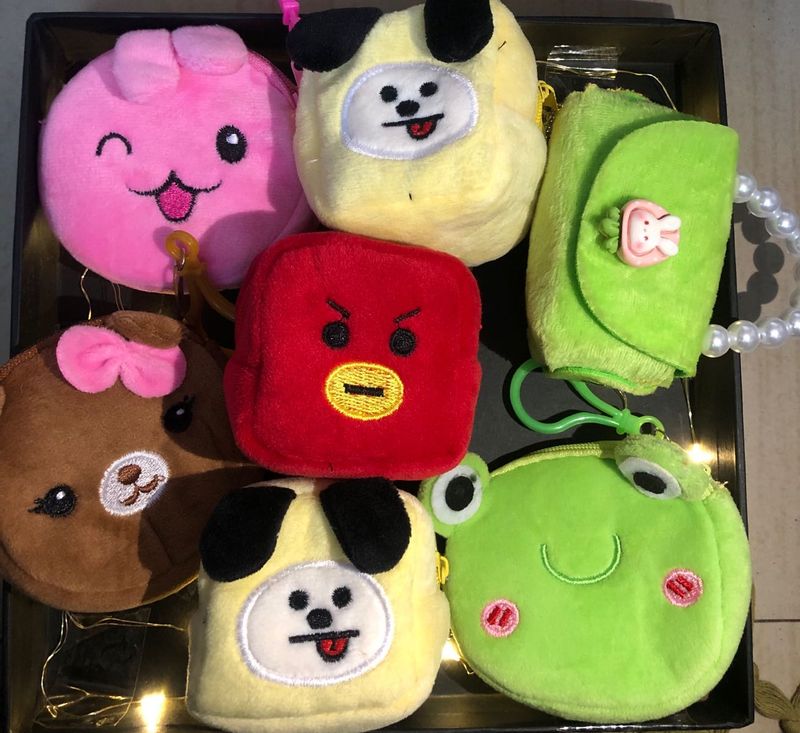 Cute Character Pouches