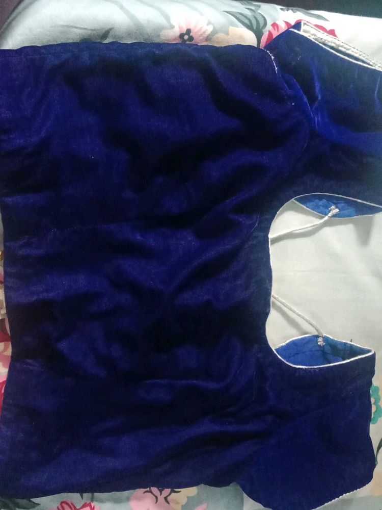 Velvet Blouse. Non Padded