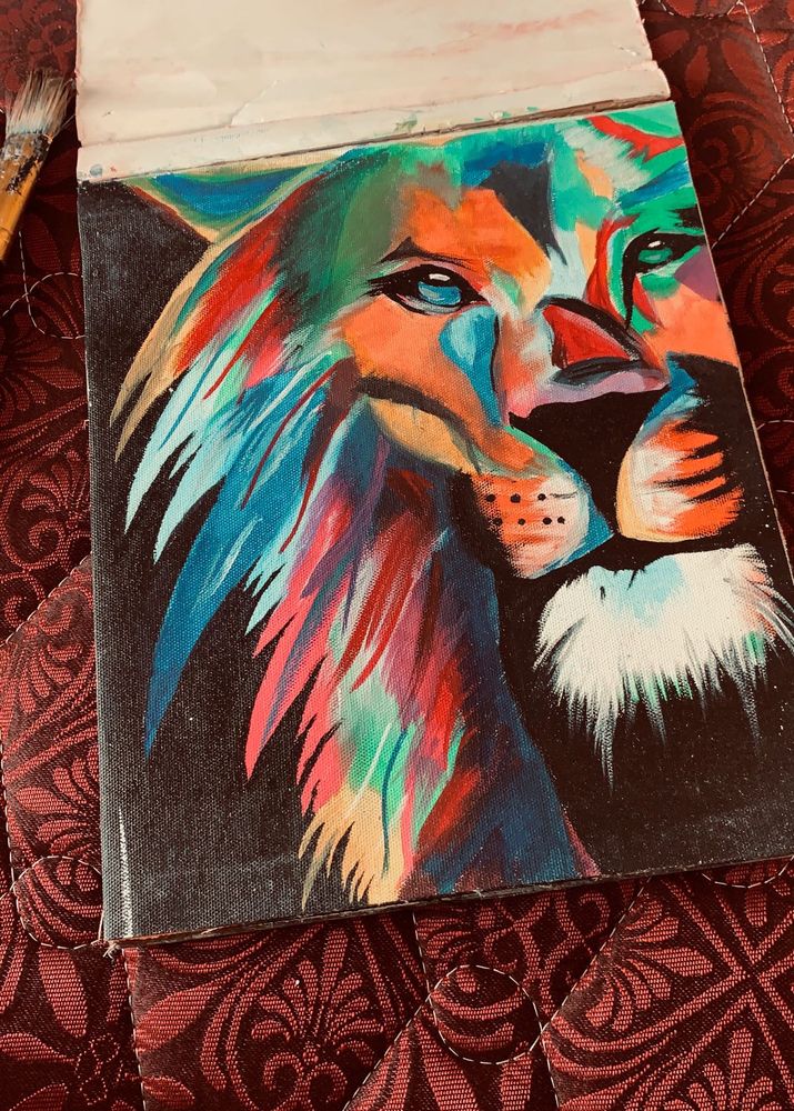 King Lion Painting