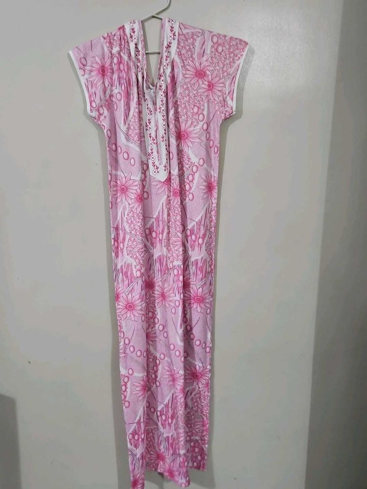 Pink Floral Nighty