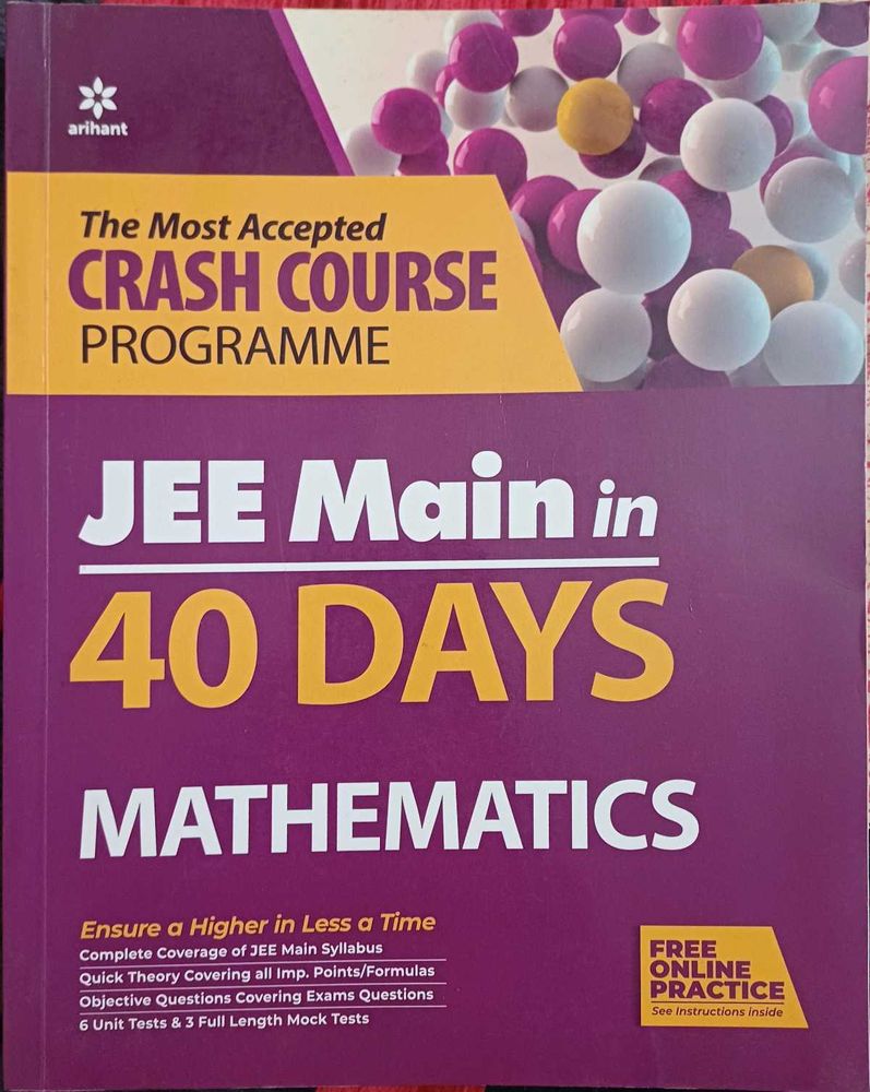 JEE Main Math - 40 Day Crash Course