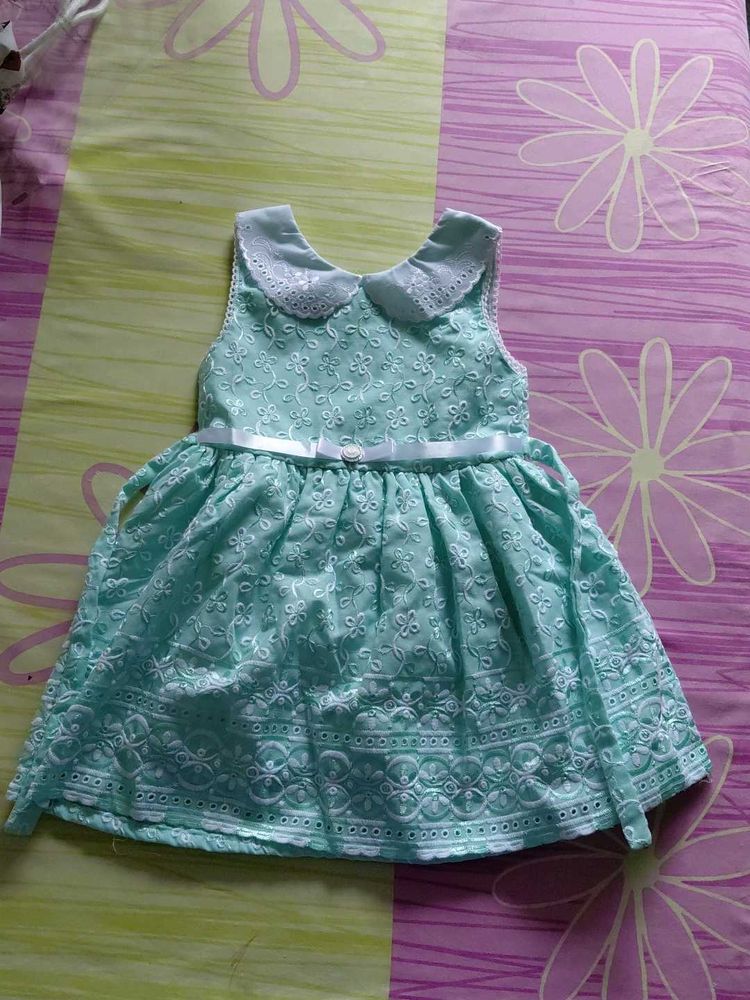 Cute Sea Green Dress