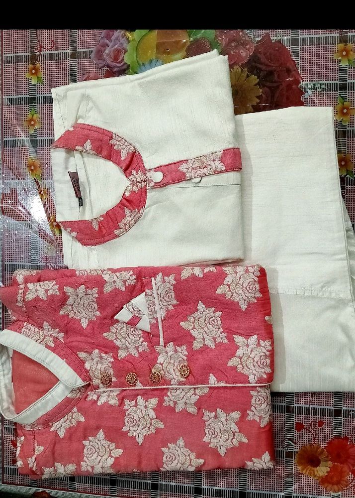 Kurta Pajama With Jawahar Cut Coaty