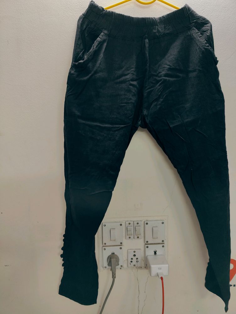 Cotton Black Pant