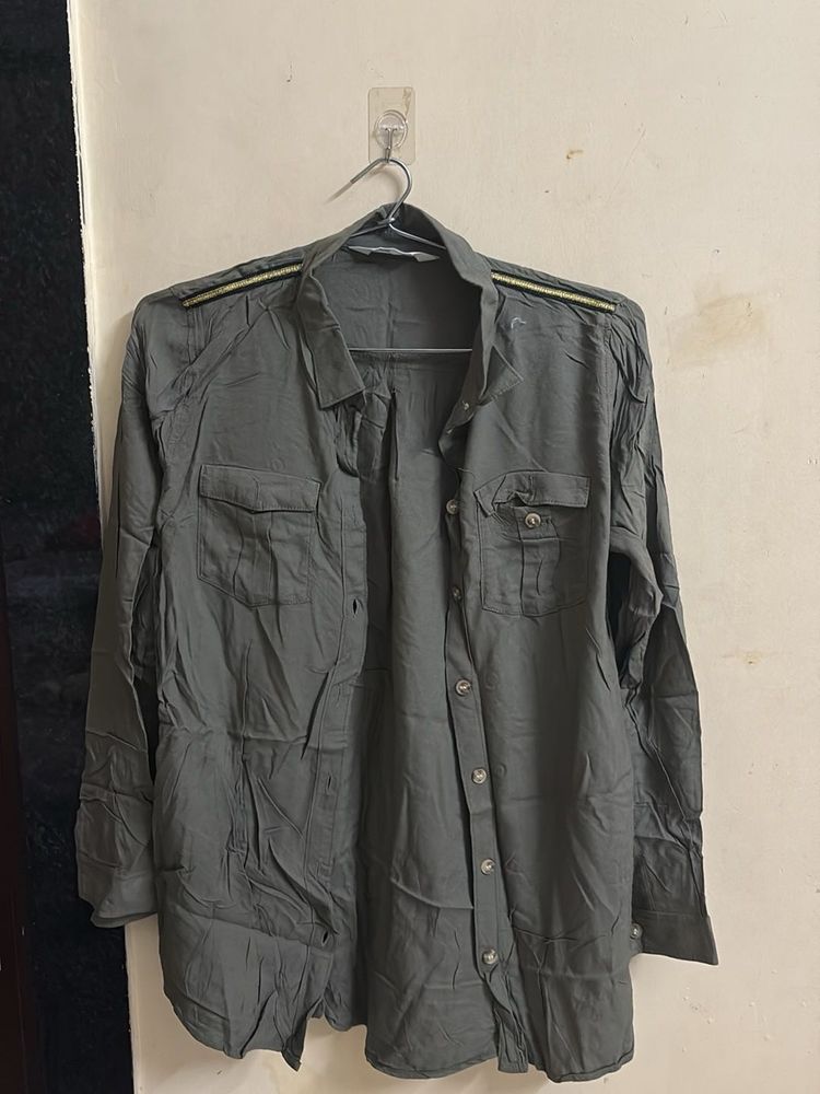 Olive Green Shirt