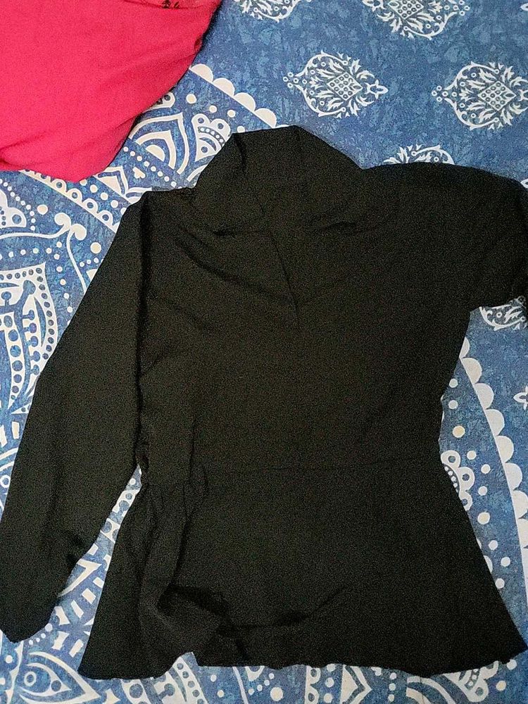 Black Daily Wear Top