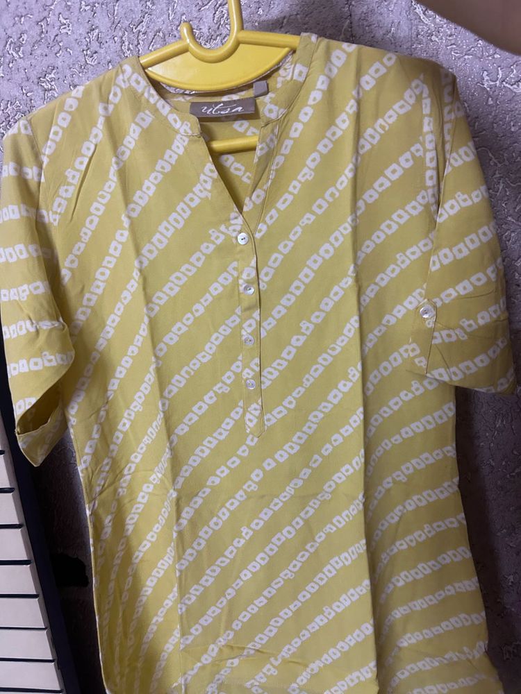 Yellow Kurti