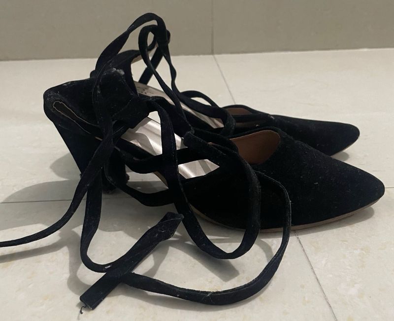 Strappy Wrap Heels