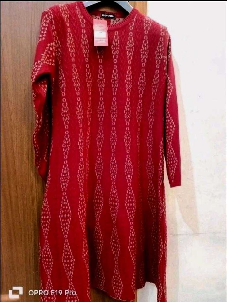 Woolen Kurta Set