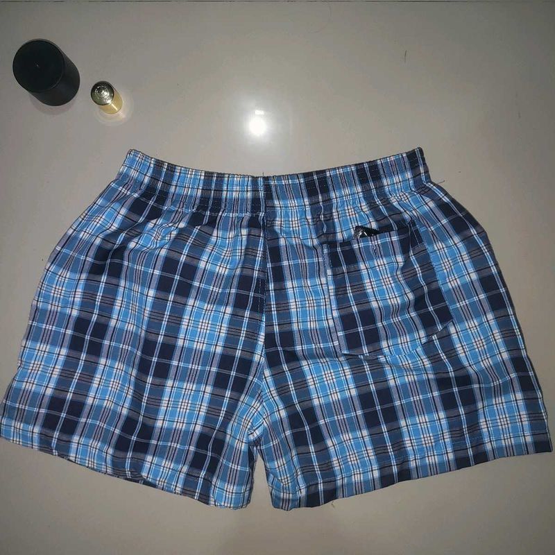 Cute Blue Plaid Boxers