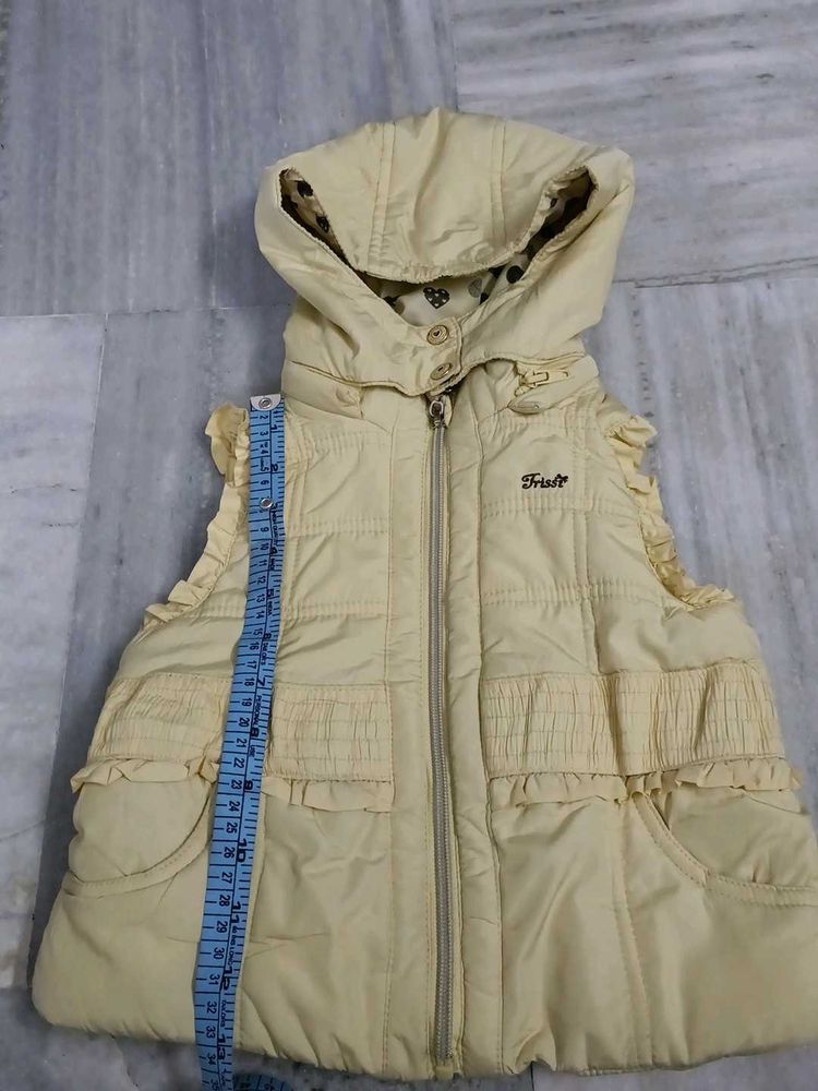 Cute Frill Trim Vest