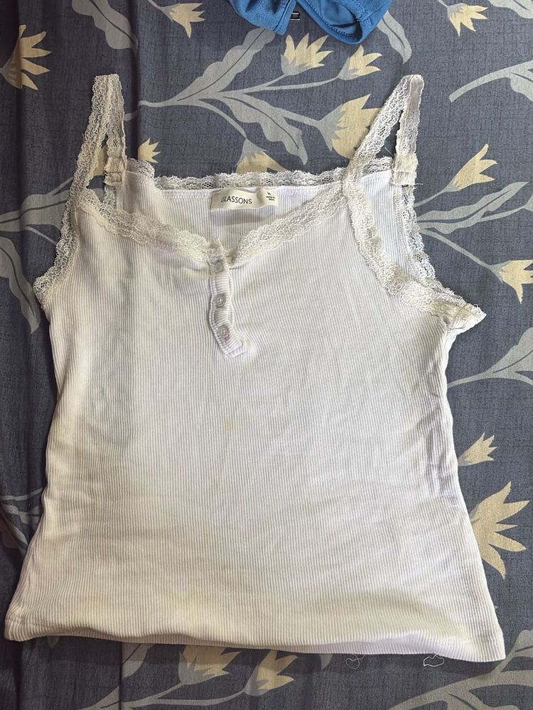 White Tank Top Aesthetic