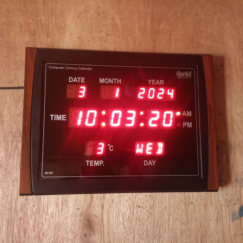 Ajanta Digital Wall Clock