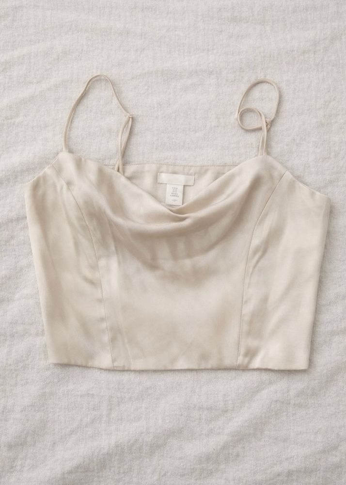 Elegant Creamy Corset Top