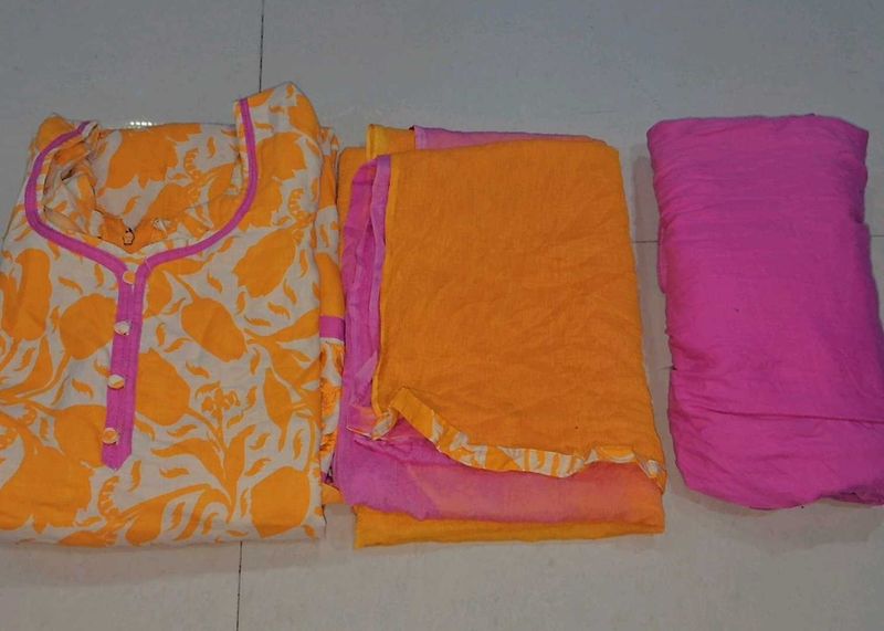 Floral Print Kurta set