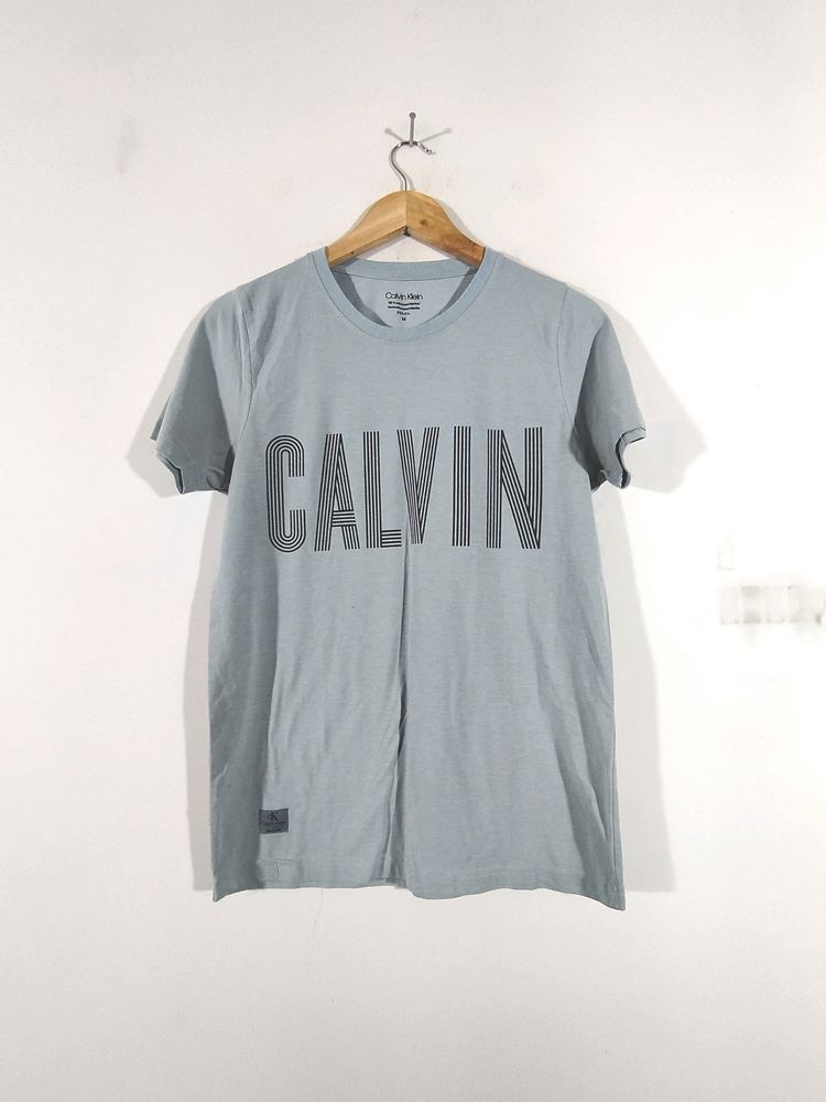 Pastel Blue Printed T Shirts (Men&#39;s)