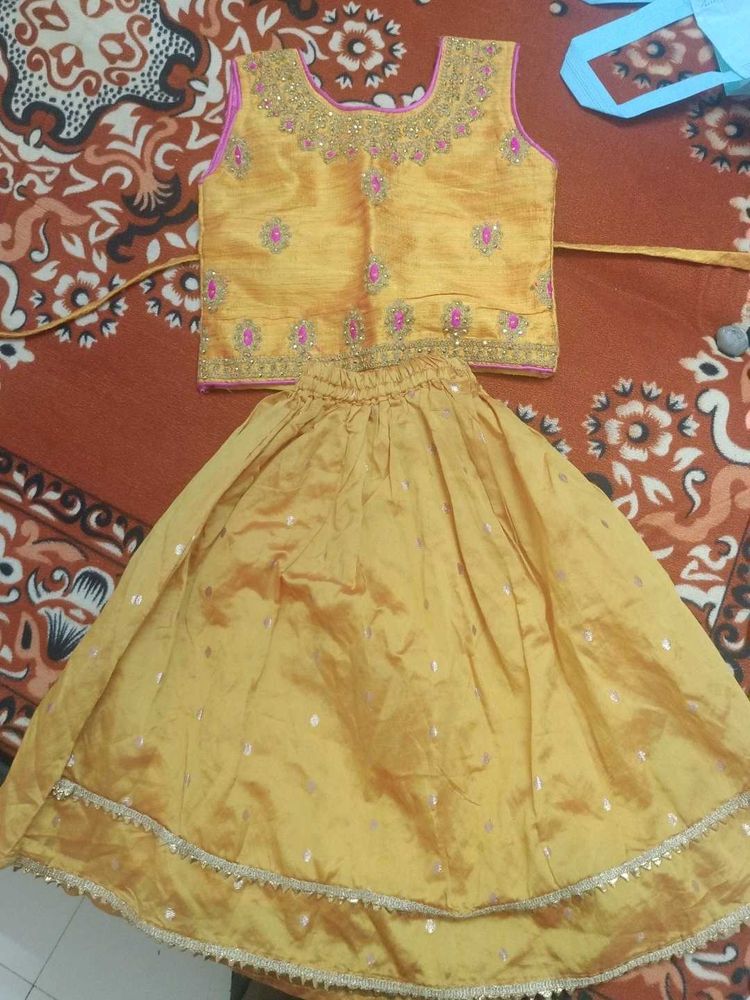 Girls' Festive Lehenga Choli Set