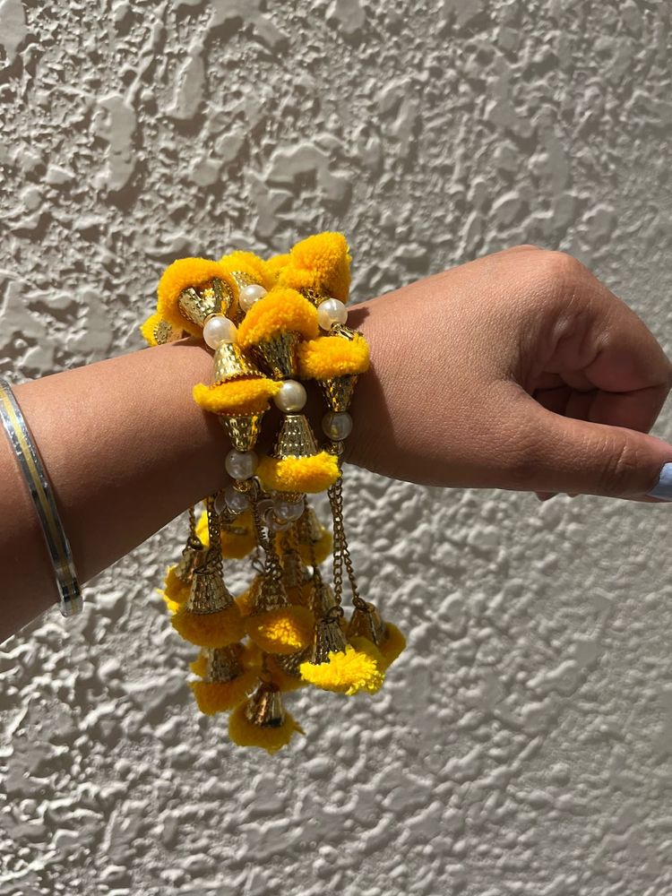 Yellow Tassel Bracelet