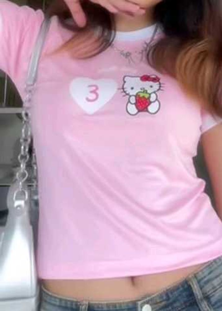 Hello Kitty Jersey Tee 🎀💗🌺✨