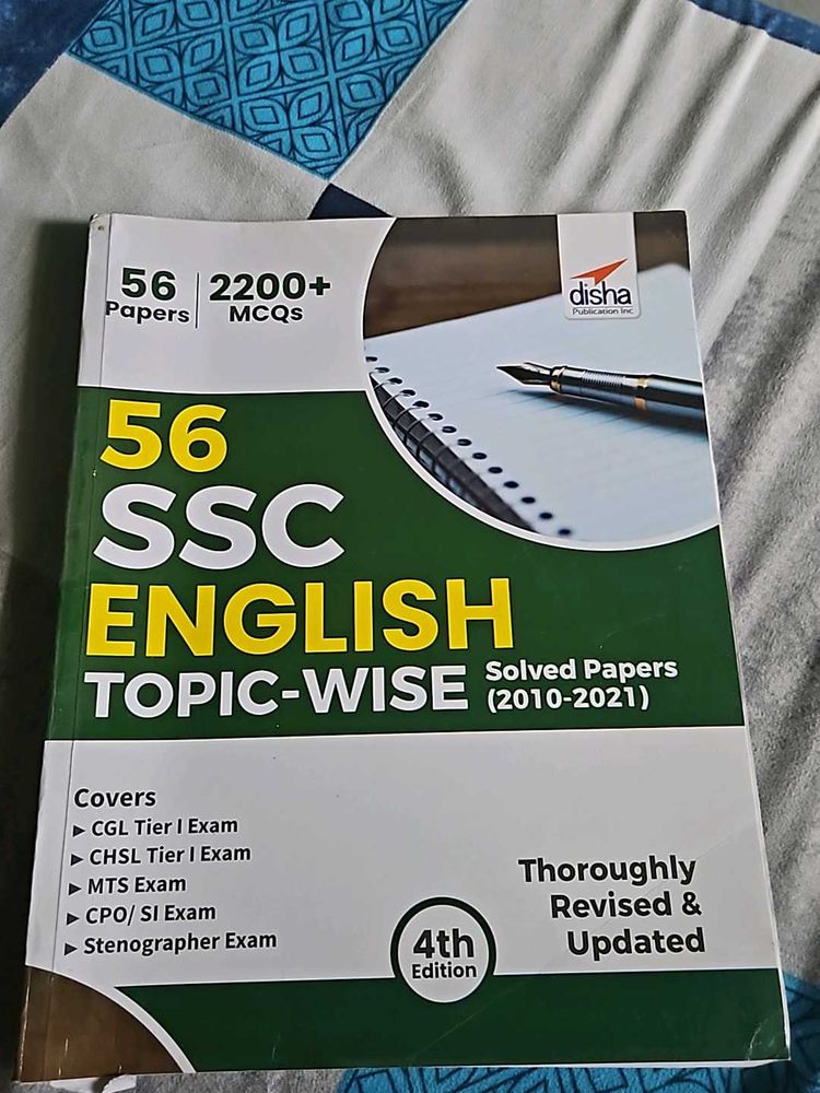 SSC ENGLISH TOPIC WISE SOLVED PAPERS