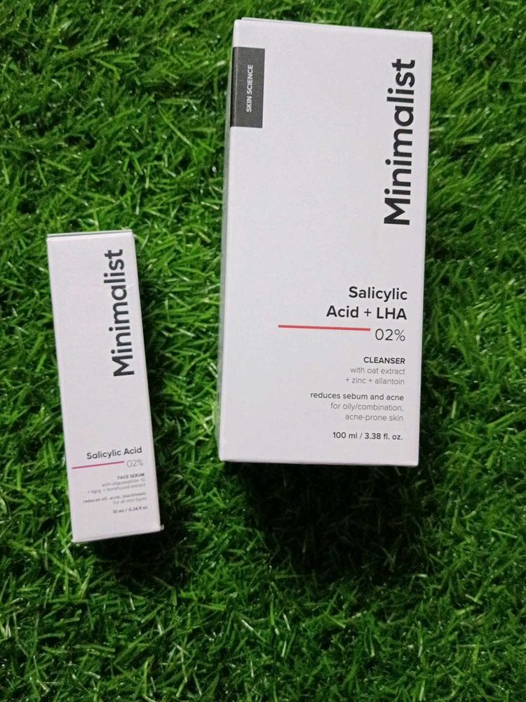 Minimalist Salicylic Face Cleanser &amp; Serum
