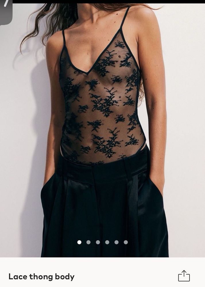 H&amp;M Lace Bodysuit