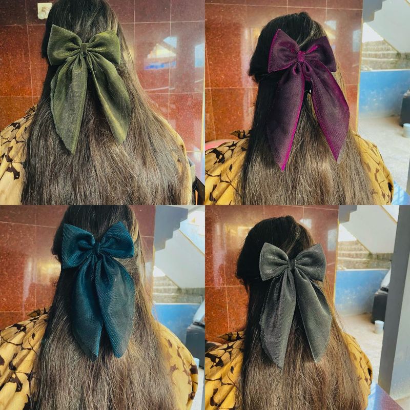 Sparkle Pig Tail Bow Combo