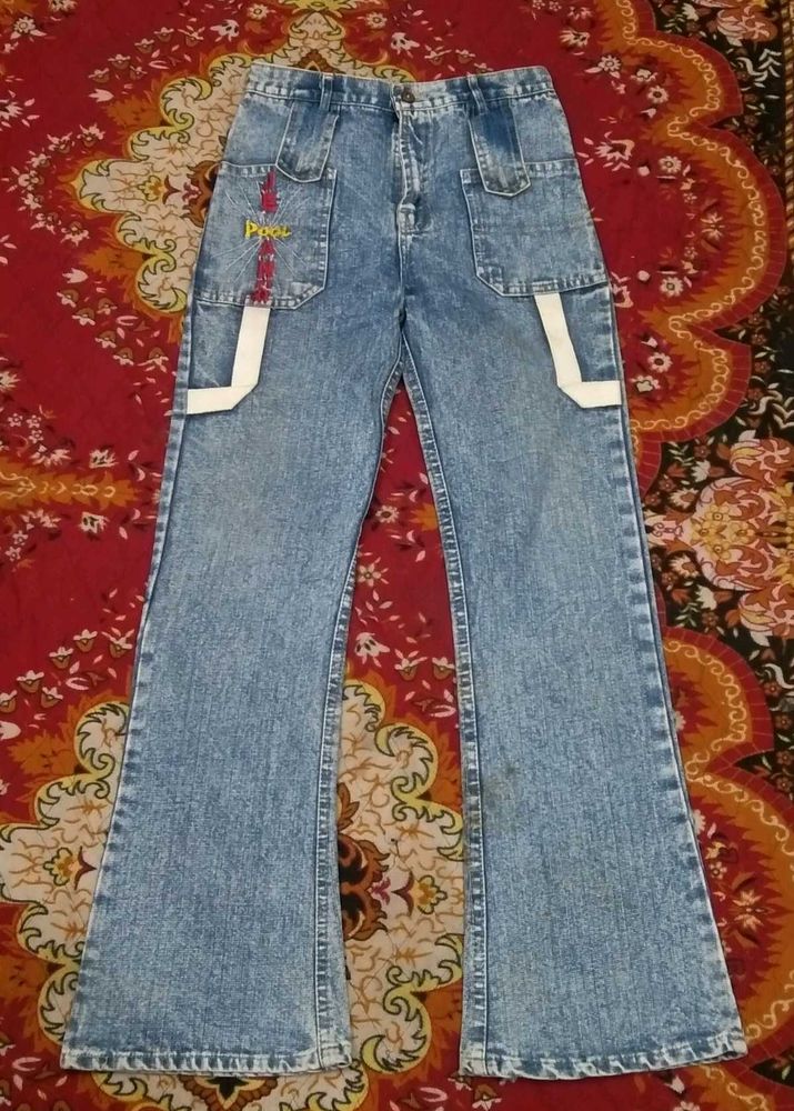 Flared Denim Jeans