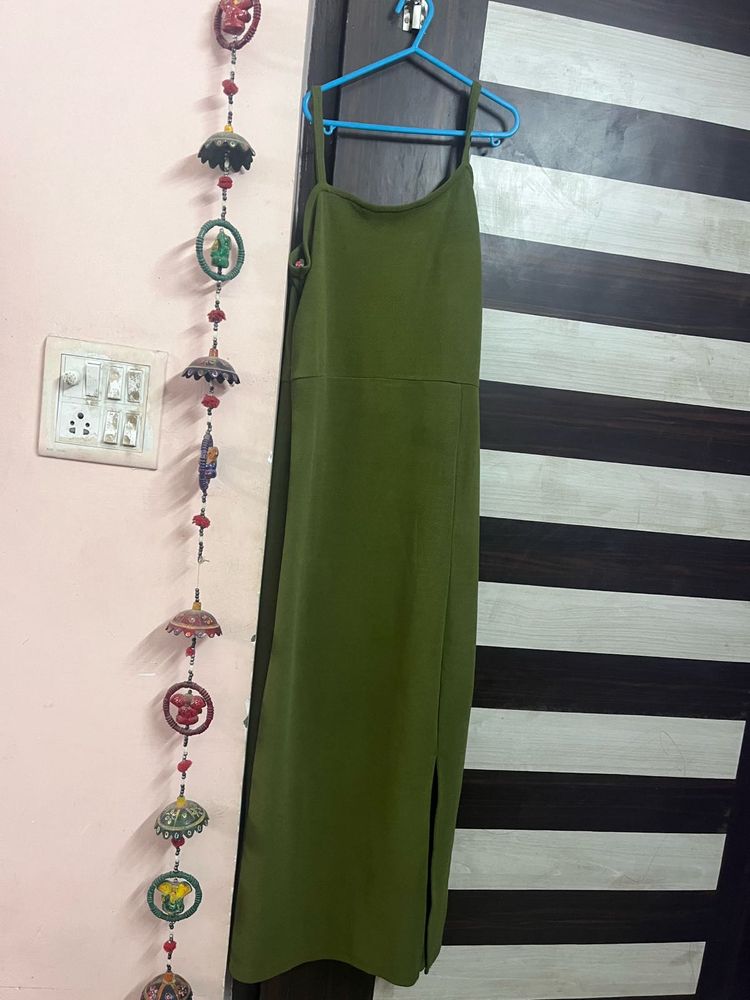 Olive Green Maxi Dress