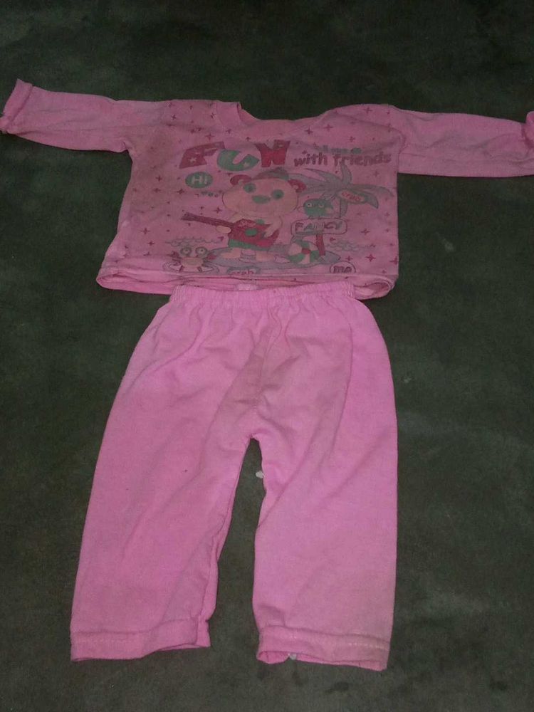 Pink “Fun with Friends” Pajama Set