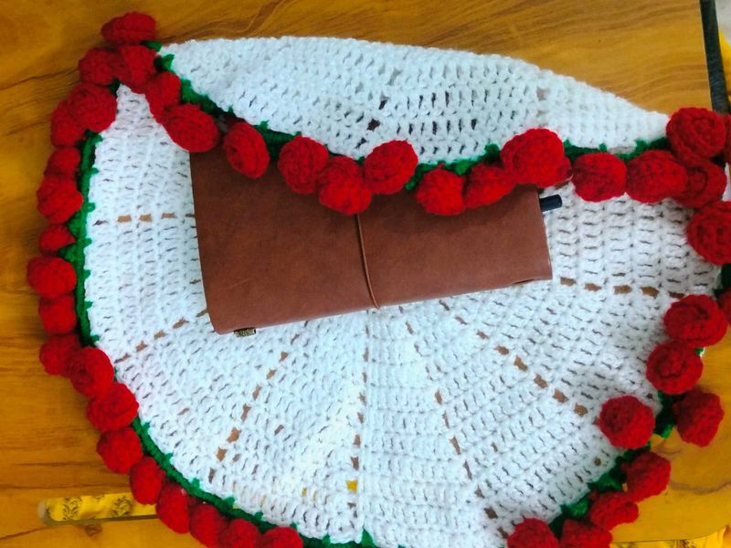 crochet rose bouquet