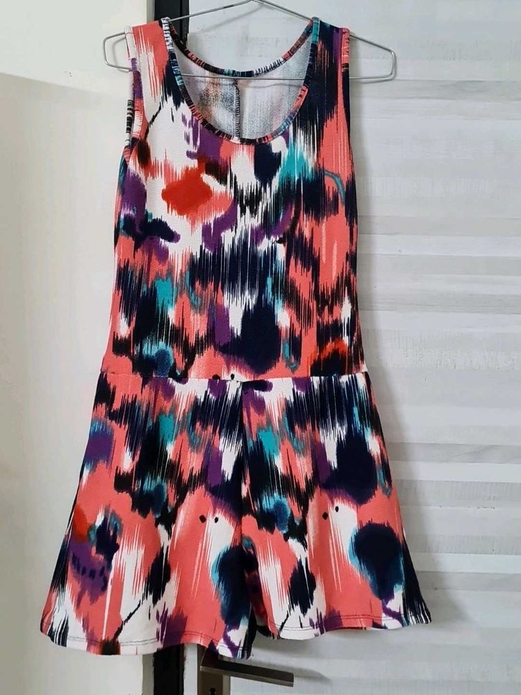 Colorful Sleeveless Dress