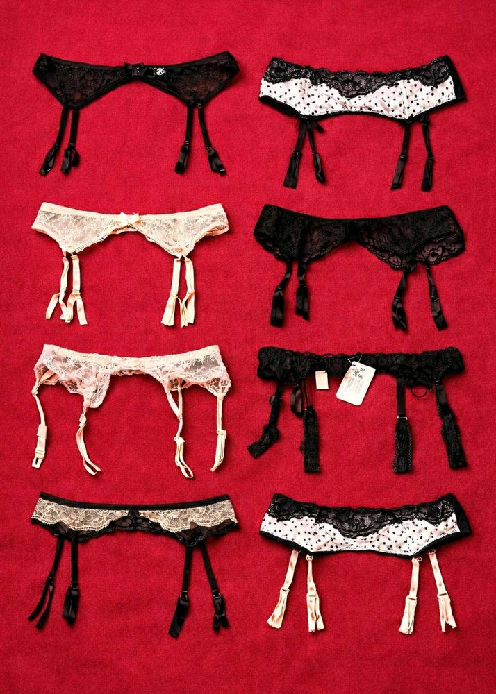8 pcs Lace Garter Belt Combo  | Mix Size