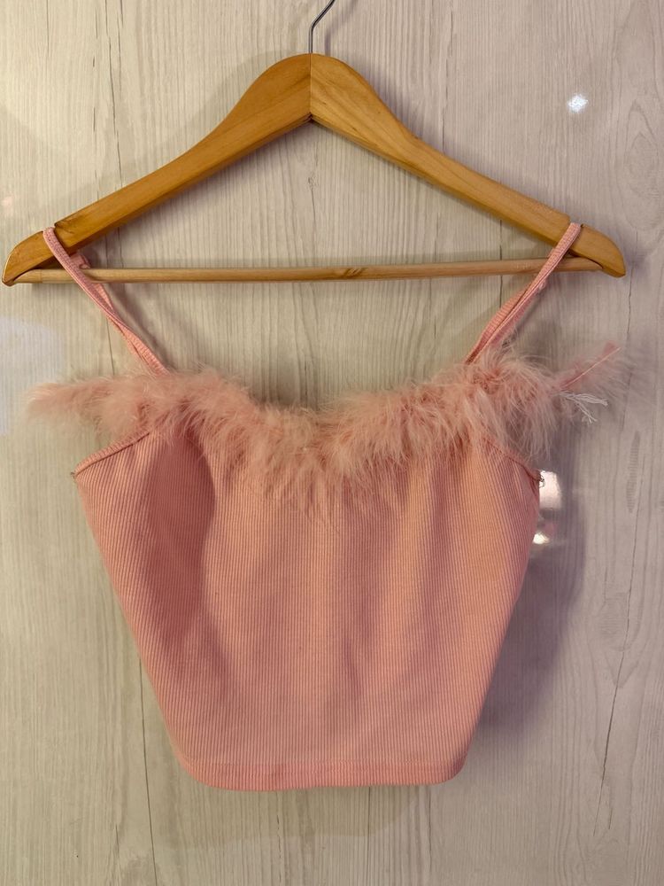 Pink+Fur+Cute=Perfect Girly Top