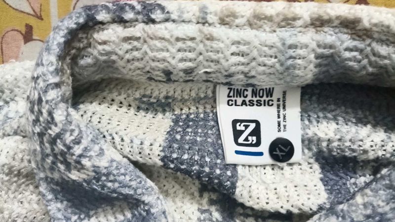 Zinc Now Classic Knit Sweater XL