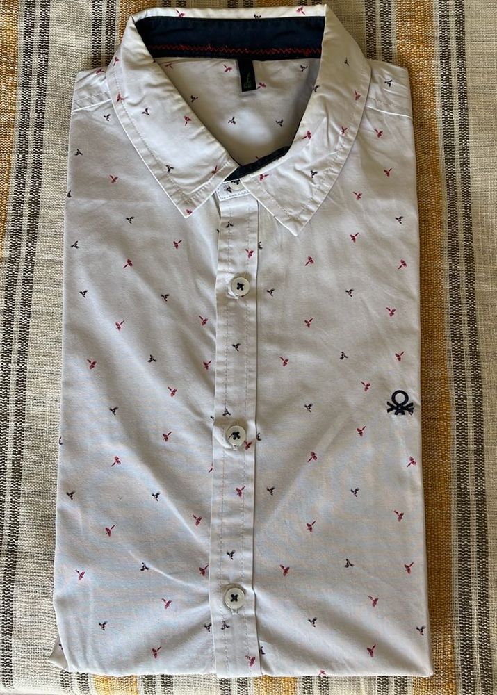 Benetton Patterned Shirt