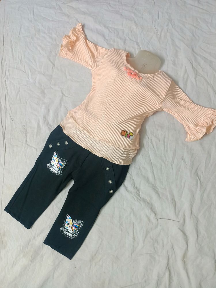 Pant Top Set For 2-4 Year Girls