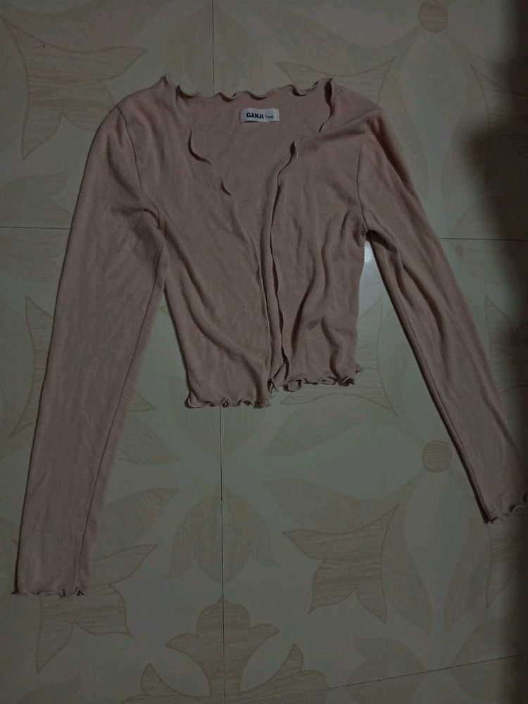 Cute Pink/ peach /nude Cardigan