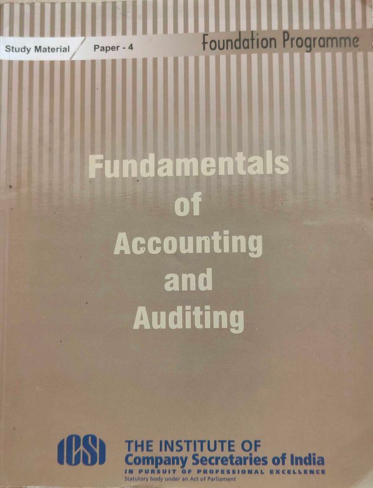 Accounting &amp; Auditing Book Study Material